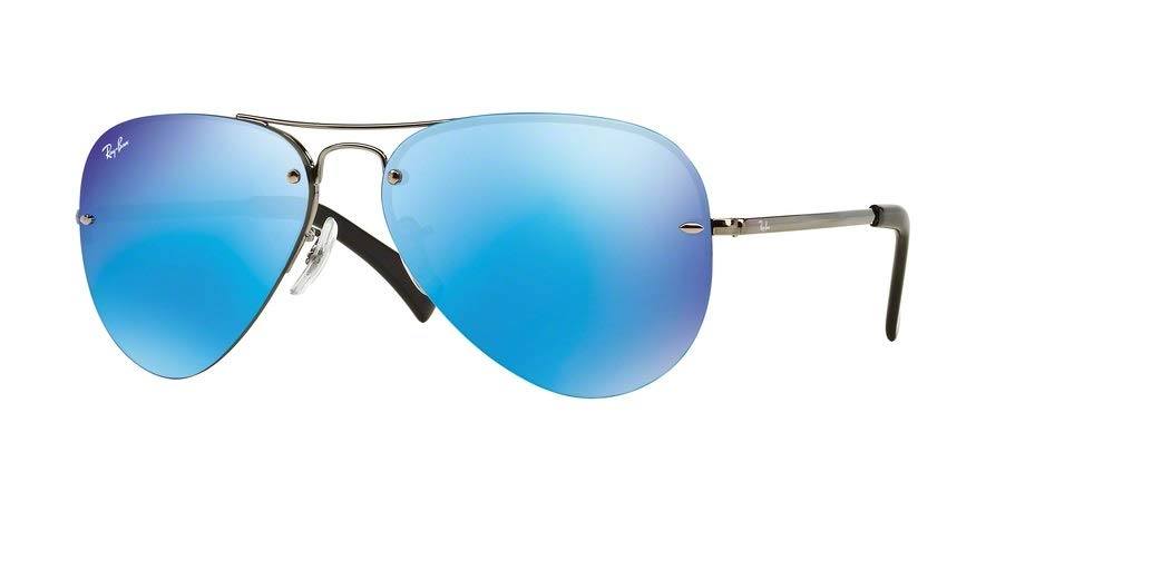Amazon.com: Ray-Ban RB3449 Aviator Sunglasses For Men For Women +